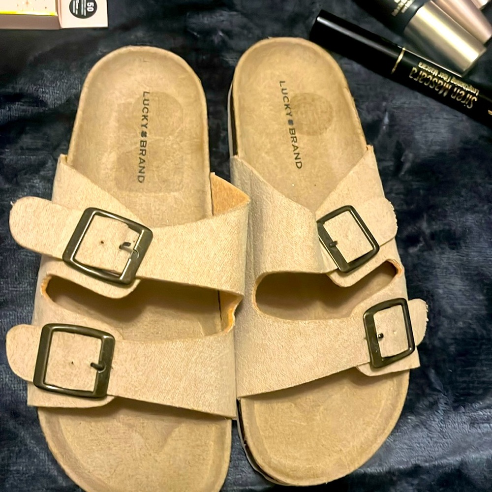 Lucky brand sandals size 3, size 3 in kids, size 5 in women
